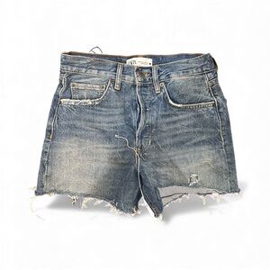 Zara Faded Blue Jean Shorts size 0